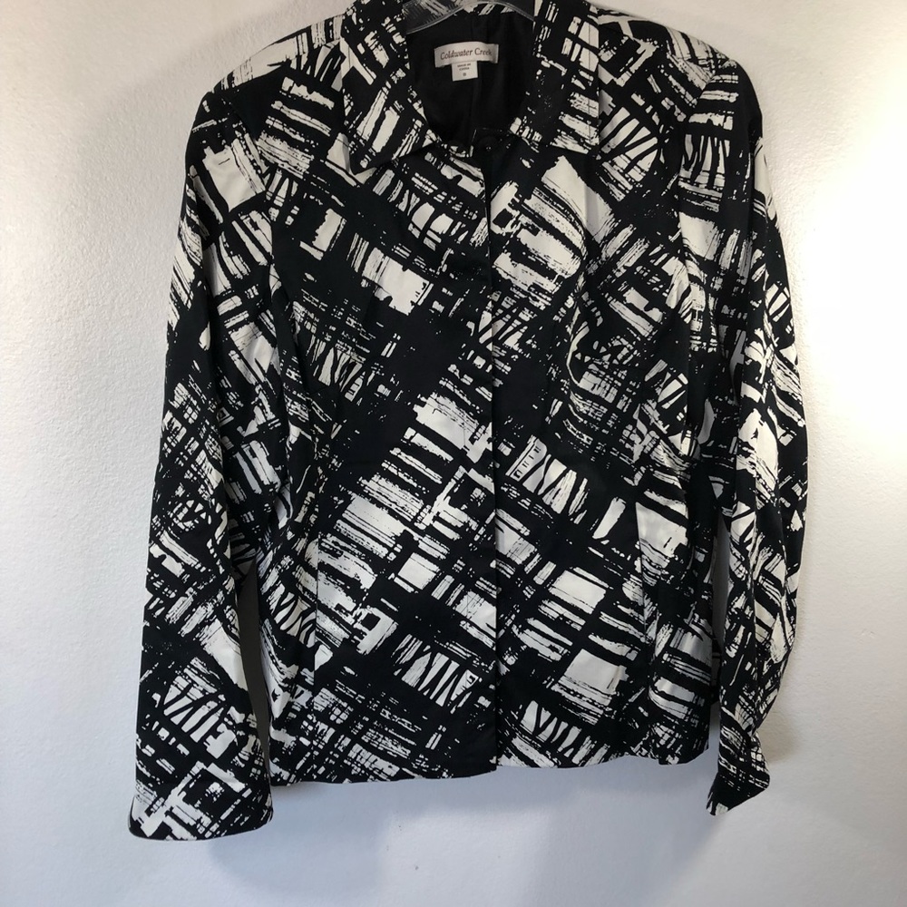 Coldwater Creek Womens SZ 8 Blazer Jacket career